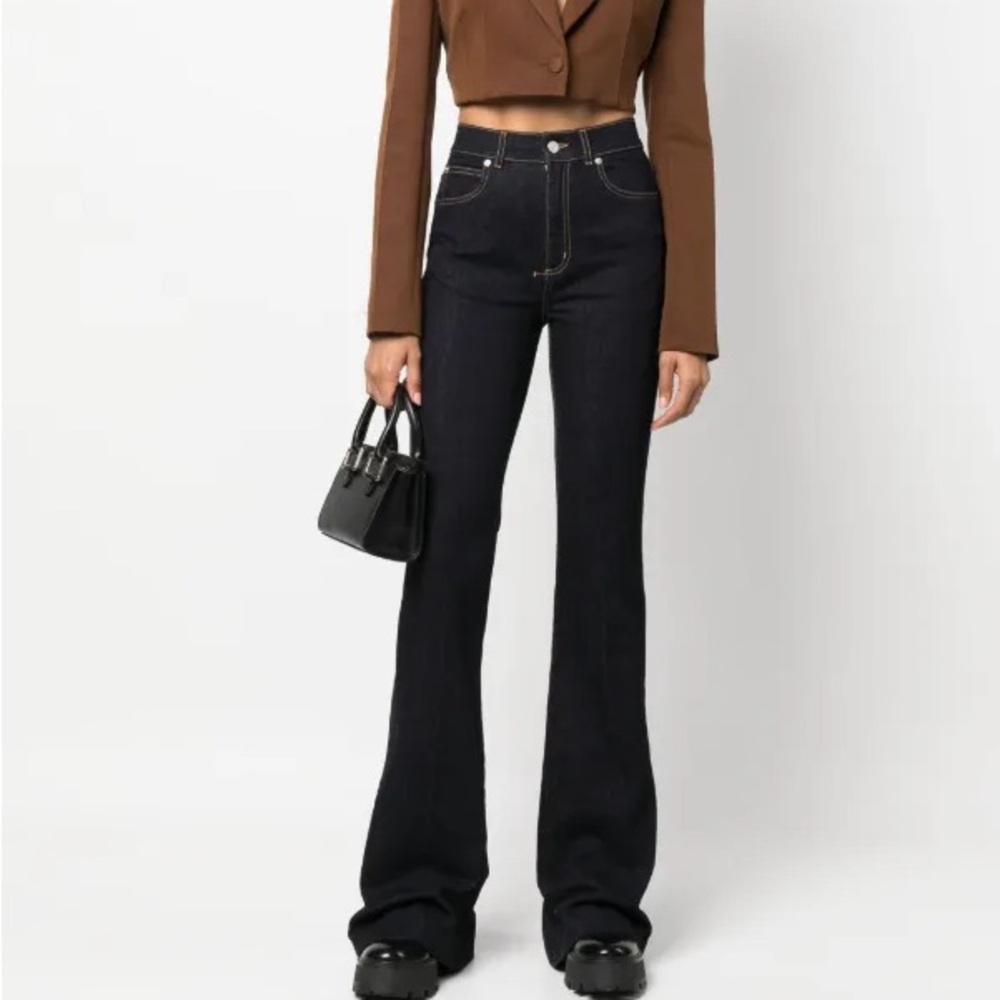 Alexander McQueen Bootcut Jeans High-Rise